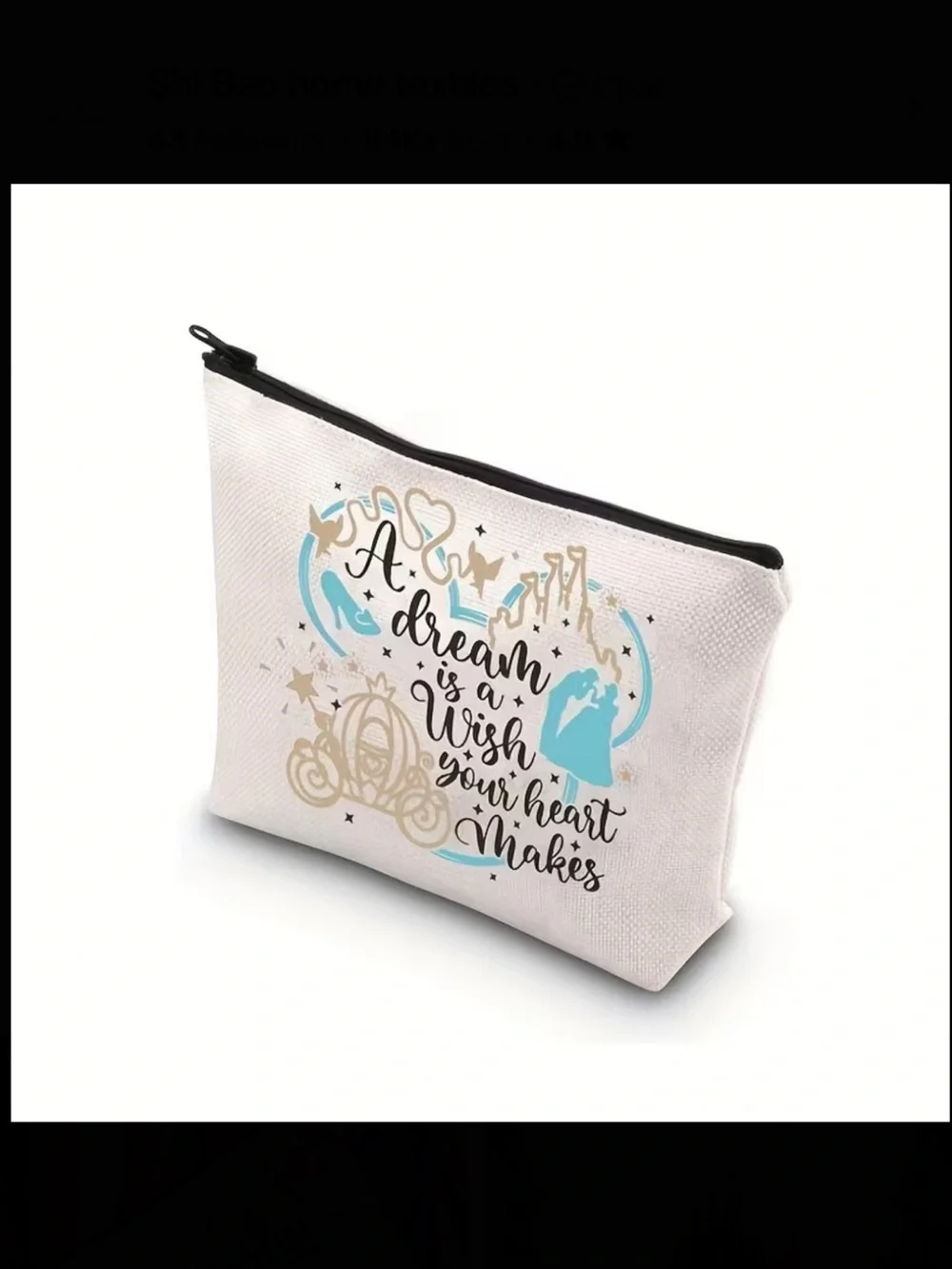 Cinderella Makeup Bag